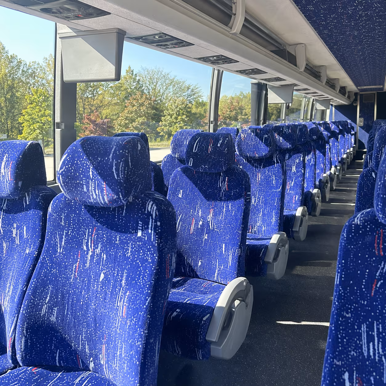 chico charter bus interior