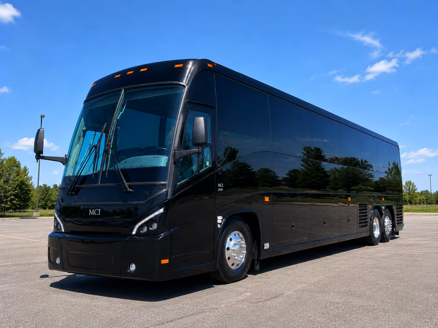 chico charter bus rental exterior