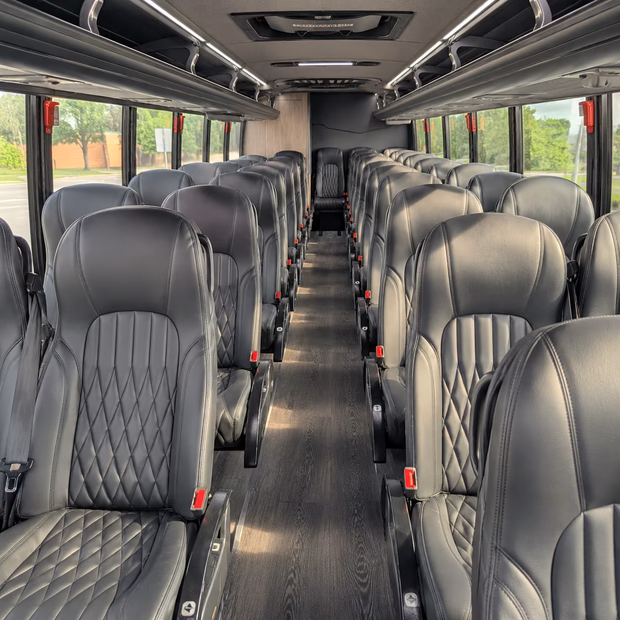 chico long distance transportation onboard seating