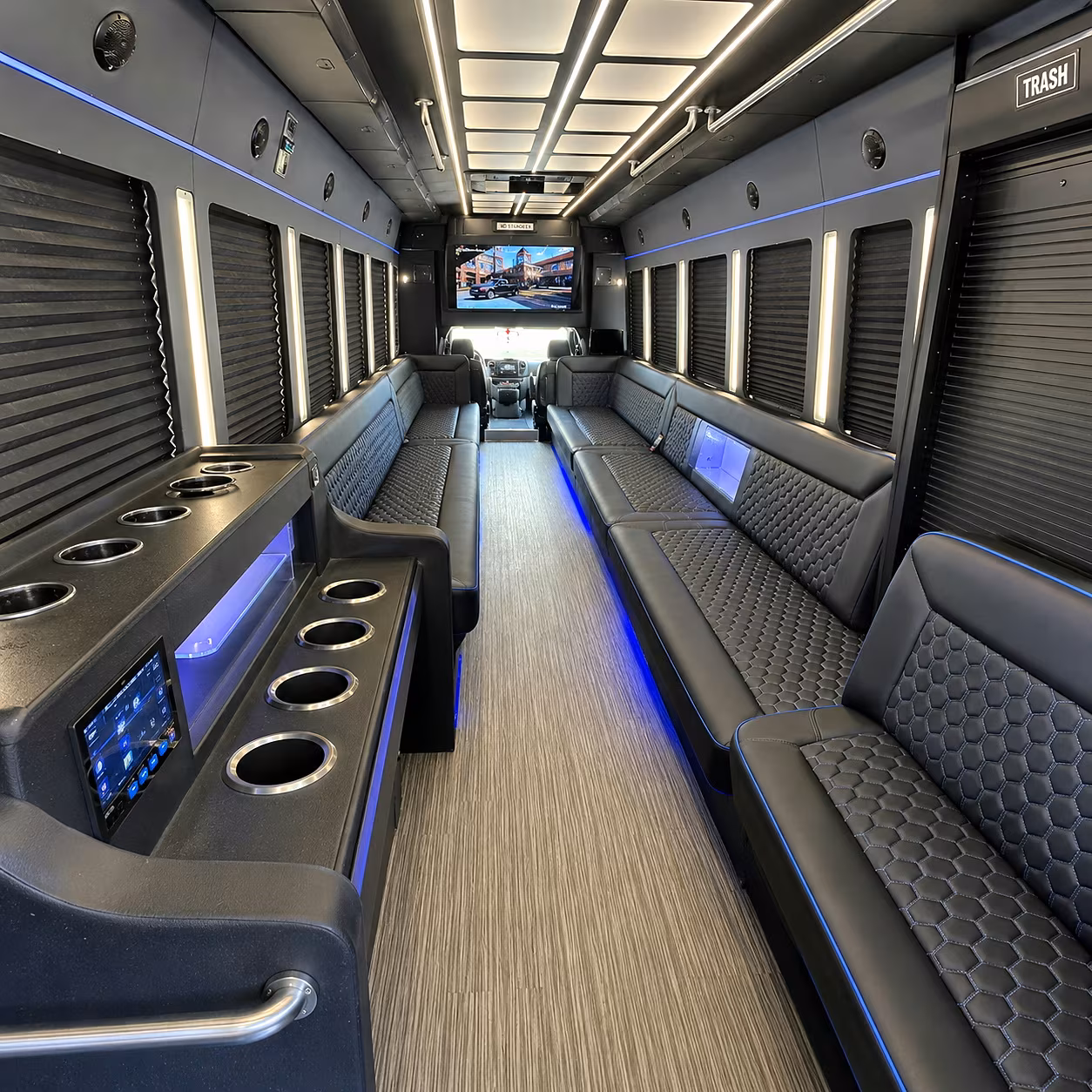 chico party bus rentals inside