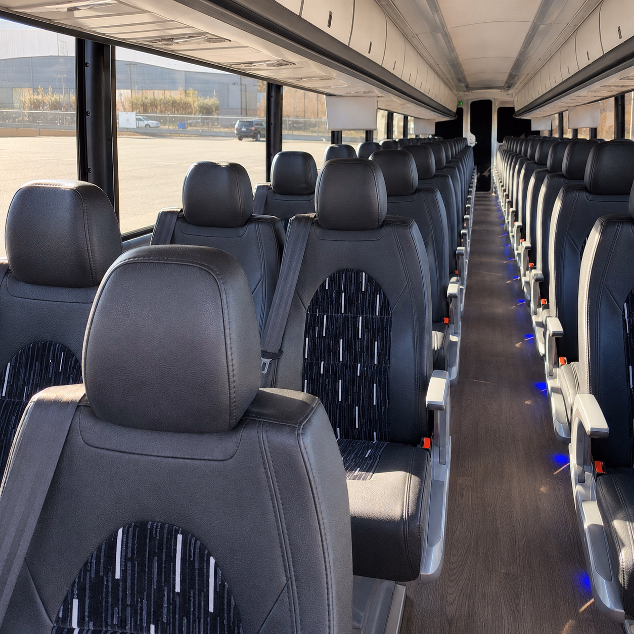 chico religious group transportation onboard seating